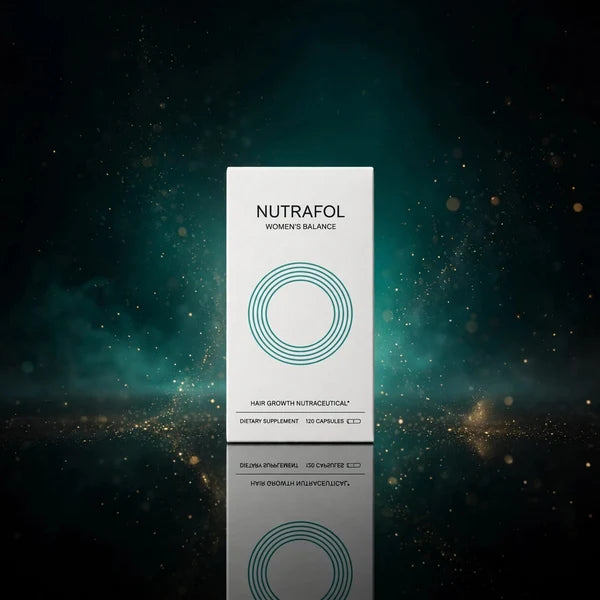 Nutrafol Women's Balance - Hair Growth Nutraceutical for Women 45+ | Clinically Tested for Thicker Hair & Menopause Support - 120 Capsules