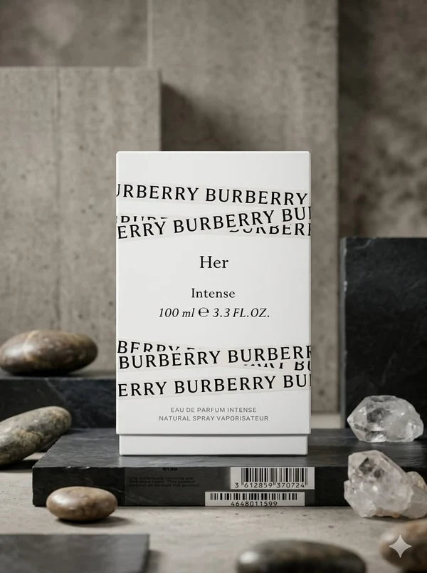 Burberry Her Intense Eau de Parfum 3.3 FL OZ / 100ml - Intense Fruity Gourmand Perfume for Women