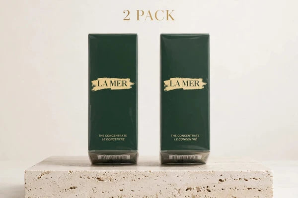 2 PACK - La Mer The Concentrate Serum 50ml x 2 - Le Concentre - Luxury Skincare Bundle - Sealed