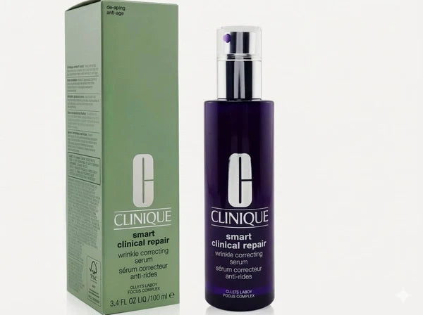 Clinique Smart Clinical Repair Wrinkle Correcting Serum 3.4 FL OZ / 100ml - Anti-Aging Serum with CL1870 Laser Focus Complex