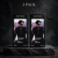 2 PACK - Dior Sauvage Eau de Parfum 100ML x 2 - 3.4 FL.OZ Each - La Nouvelle Eau de Parfum - Johnny Depp - For Men - Sealed