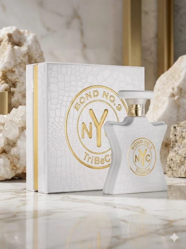 Bond No. 9 TriBeCa NYC Eau de Parfum - Luxury Niche Perfume for Men & Women - White Leather & Woody Scent