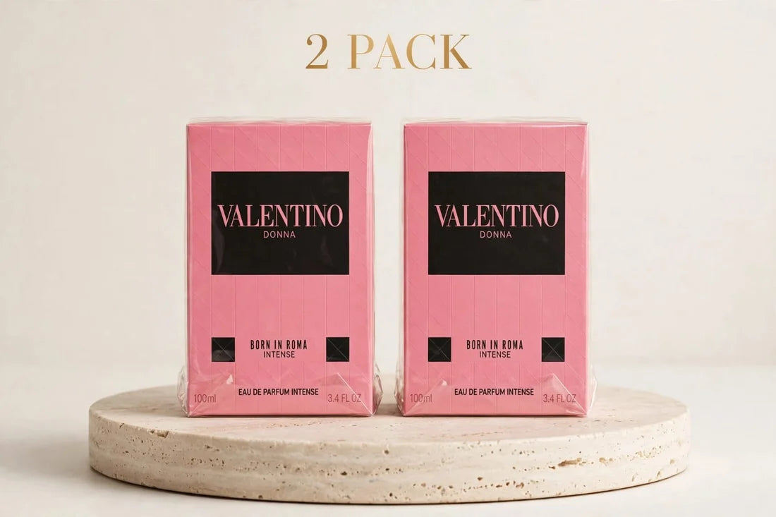 2 PACK - Valentino Donna Born In Roma Intense Eau de Parfum Intense 100ml x 2 - 3.4 FL OZ Each - For Women - Sealed