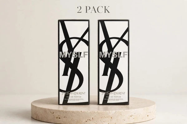 2 PACK - YSL MYSLF Eau de Parfum by Yves Saint Laurent - For Men - Sealed Luxury Boxes - Bundle x 2