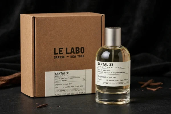 LE LABO Santal 33 Eau de Parfum 100ml / 3.4 FL.OZ. - Iconic Unisex Luxury Perfume - Natural Spray - Made in USA - Grasse New York