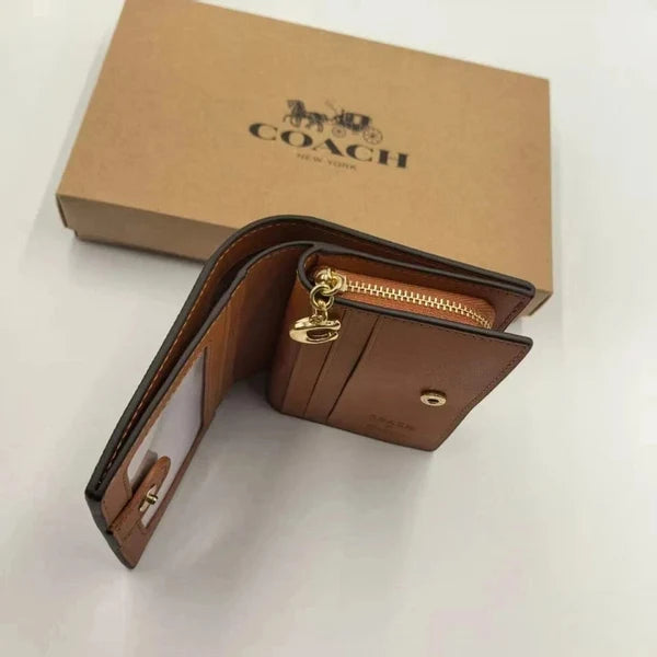 COACH X PEANUTS - Limited Edition Snoopy & Woodstock Small Zip Wallet | COACH New York Signature Canvas