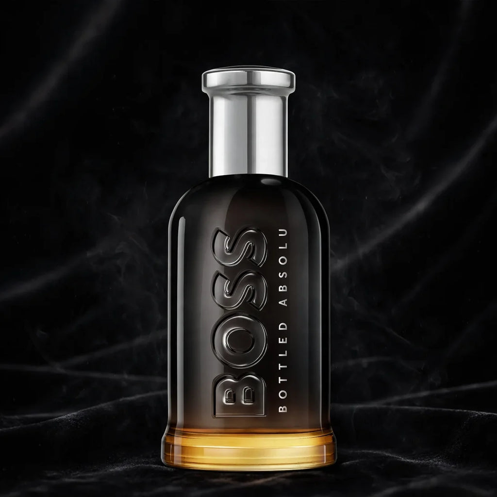 Hugo Boss Bottled Absolu Parfum Intense for Men - 100ml / 3.3 FL.OZ. - Woody Leather & Patchouli - The Most Intense Boss Ever