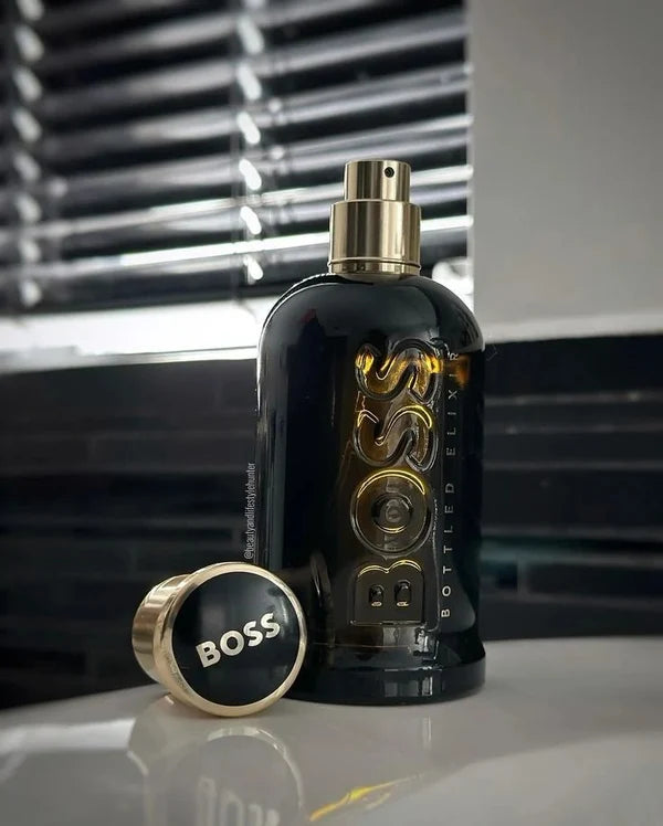 Hugo Boss Bottled Absolu Parfum Intense for Men - 100ml / 3.3 FL.OZ. - Woody Leather & Patchouli - The Most Intense Boss Ever